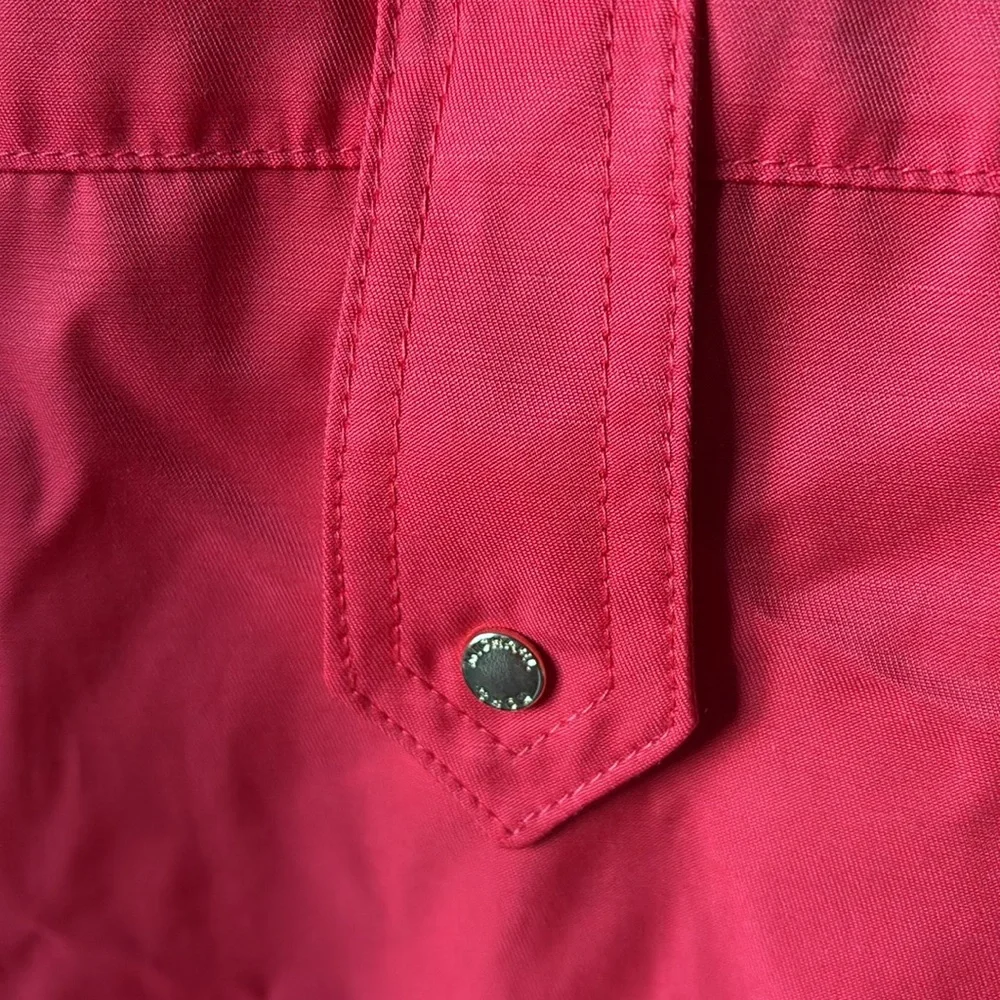 Michael Kors Double Breasted Gold Button and Zippers Trench Coat - Picture 9 of 12
